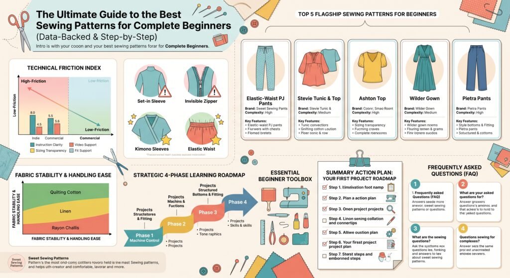 best sewing patterns for complete beginners
